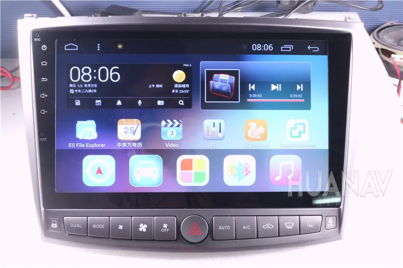 Top 10.2" Big screen Android7.1 Car DVD player GPS navigation for Lexus IS200 IS220 IS250 IS300 2004-2011 car radio Stereo head unit 2