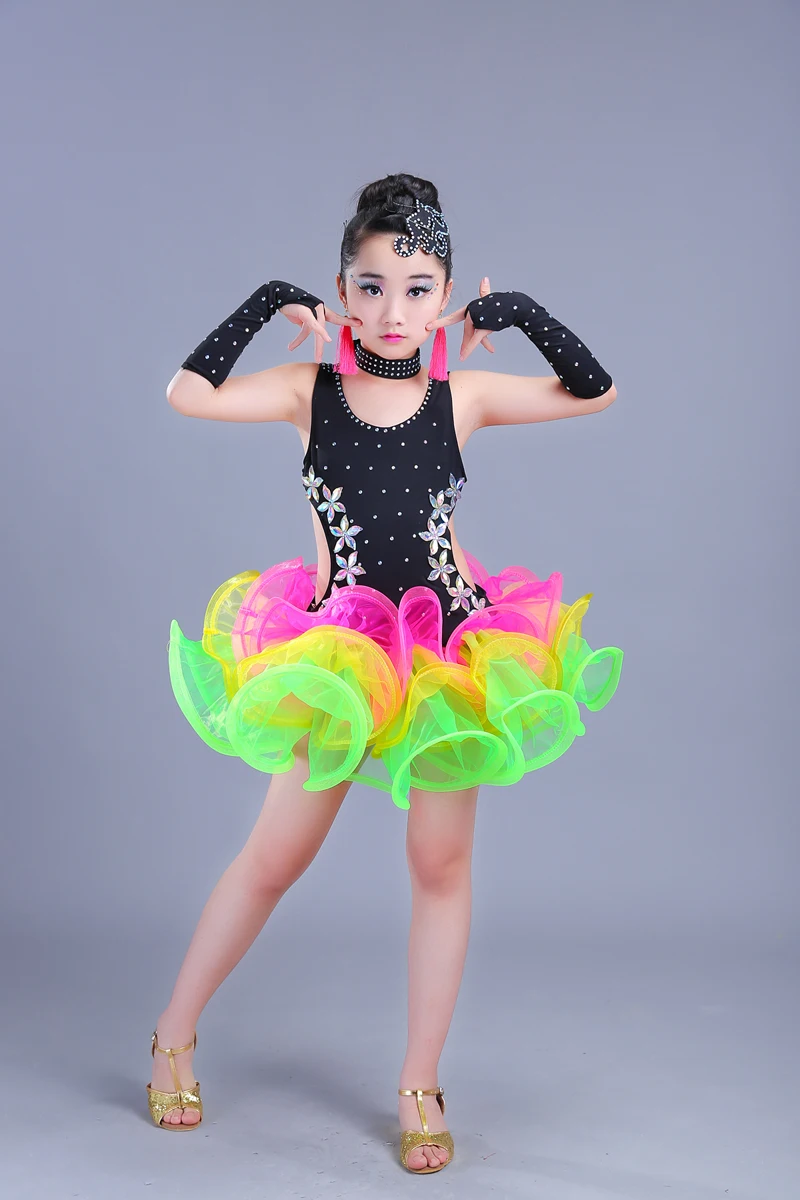 

Cha Cha Rumba Samba tango salsa latin dance dress women competition dancing dresses latin kids ballroom for children ladies