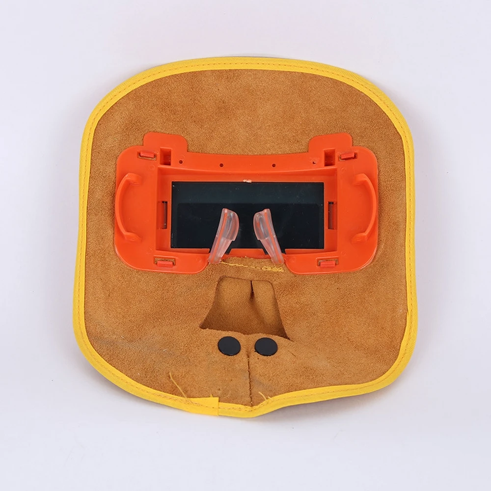 New Comfortable Leather Welder Welding Protective Gear Mask Work Cap Hood Helmet