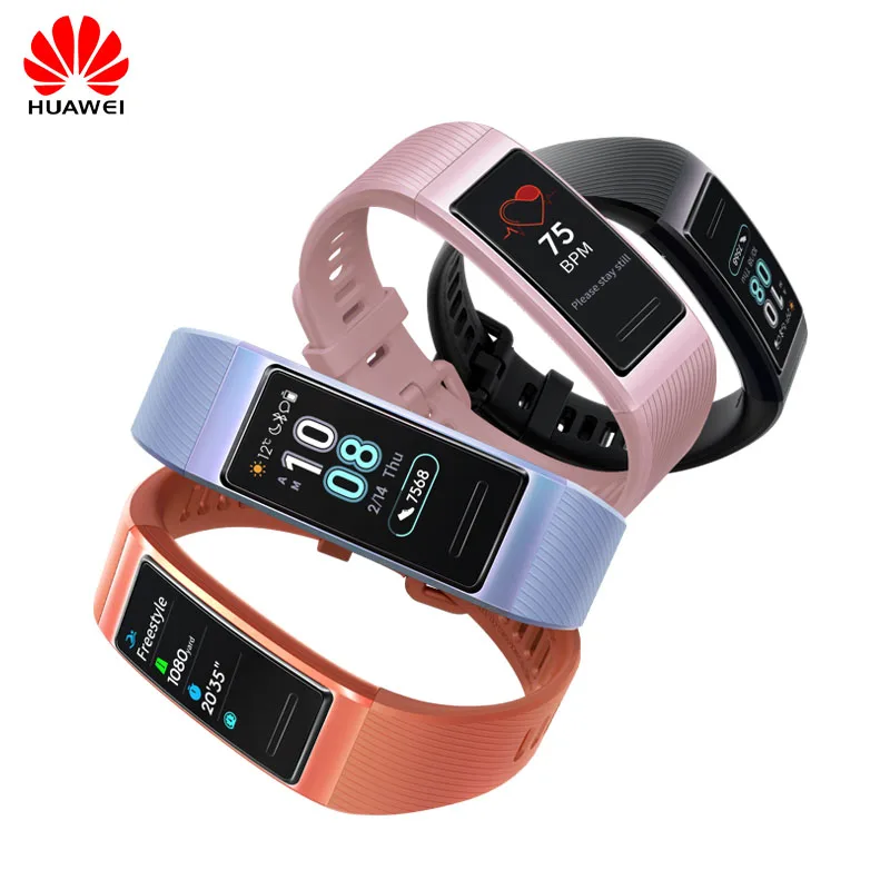 

HUAWEI Band 3 Fitness Tracker Activity Tracker Watch with Heart Rate Monitor Waterproof Smart Fitness Band for Women and Men