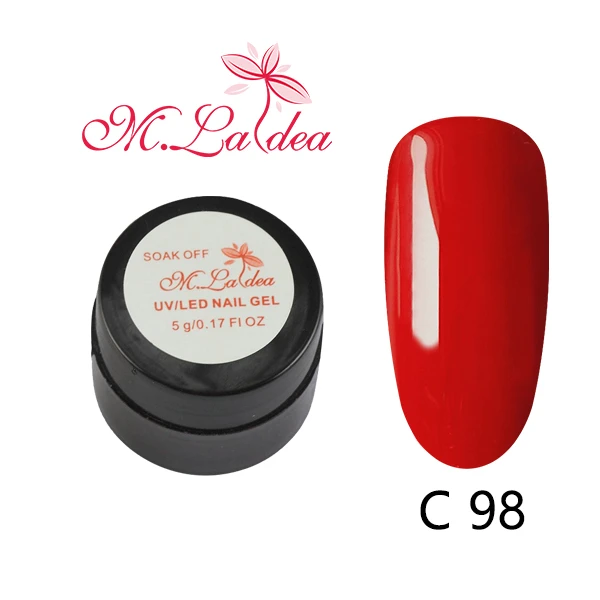M. ladea 5 мл Гель-лак термо лак для ногтей 1 баночка УФ-и светодиодный гель для ногтей - Цвет: C98