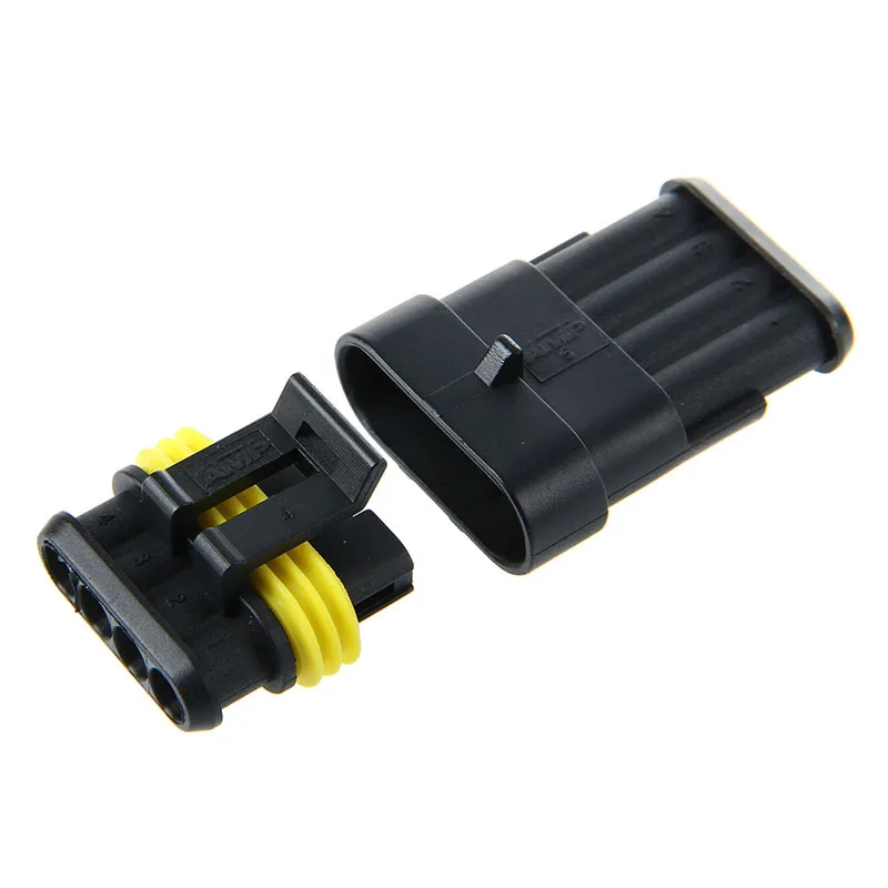 

Kit 4 Pins Waterproof Electrical Wire Connector Plug