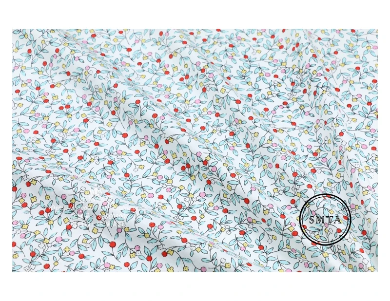 SMTA хлопчатобумажная ткань Лоскутная Ткань по метру хлопковая ткань для мебели маленький лист 50*160 см D20