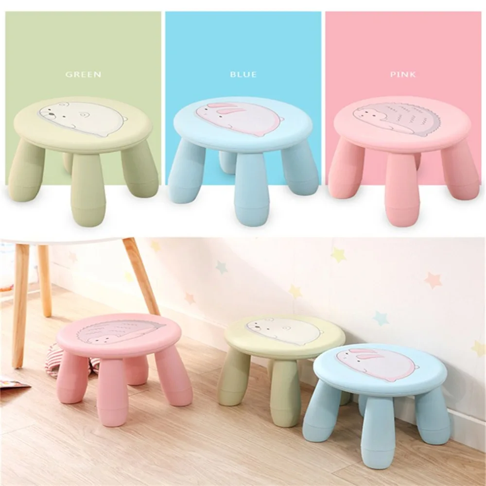

Creative Cute Stools Children Chair Portable Plastic Stool Chair Bench Detachable Stool for Home Outdoor Travel Furiniture