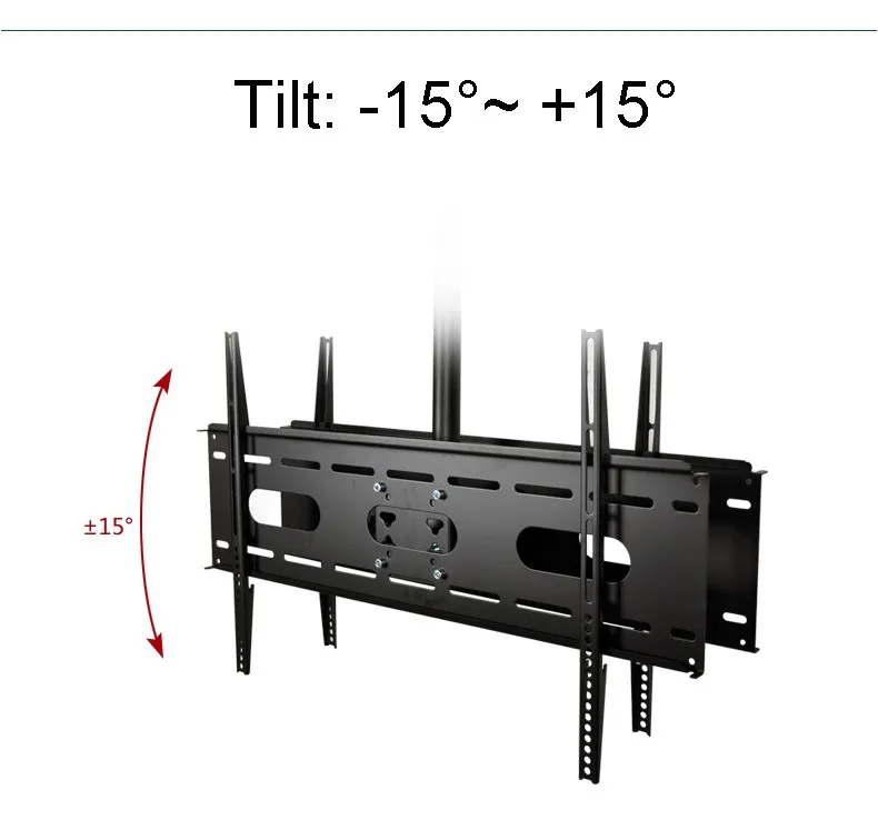 23-6" двойной экран ЖК-телевизор потолочное крепление 360 градусов вращение двойной ЖК-телевизор кронштейн вешалка CP84M-2