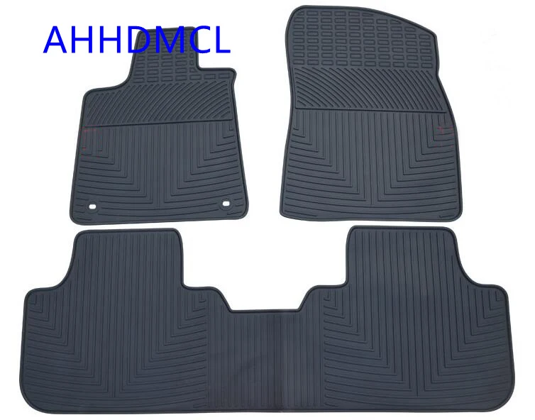 Car Rubber Floor Mats Anti Slip Mat Carpets Feet Pad Custom Fit For