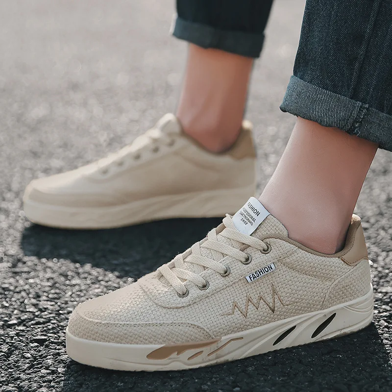 

Men Casual Shoes 2019 Canvas Shoes Men Breathable Casual Canvas Men Shoes Walking Men