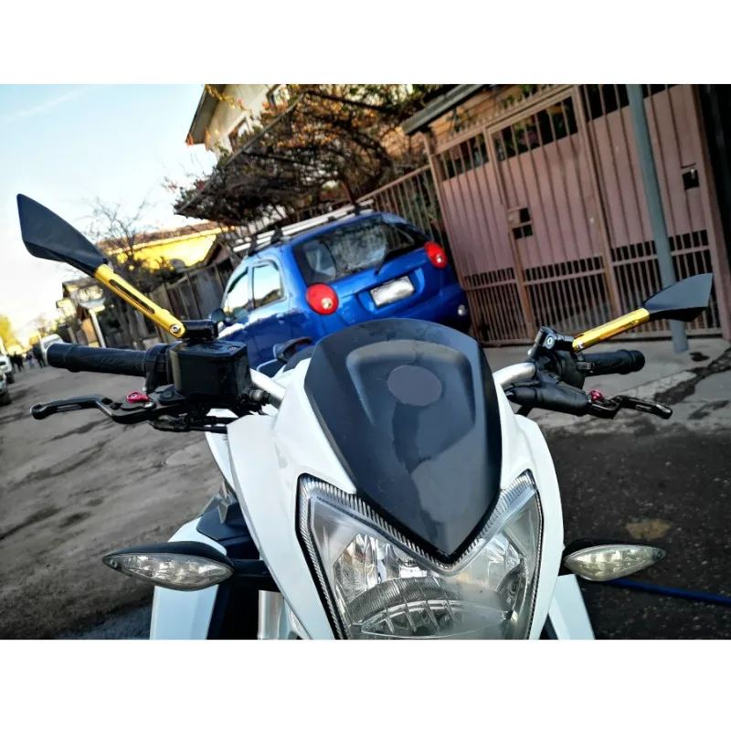 Аксессуары для мотоциклов CNC процесс зеркало заднего вида для Honda Hornet CB600F CB1000R CB900 yamaha Suzuki SV1000 золото