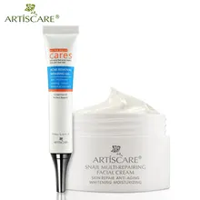 

ARTISCARE Snail Repair Facial Cream + Acne Removal Repairing Gel Anti Acne Oil Control Face Care Treatment Oil-Control Skin Care