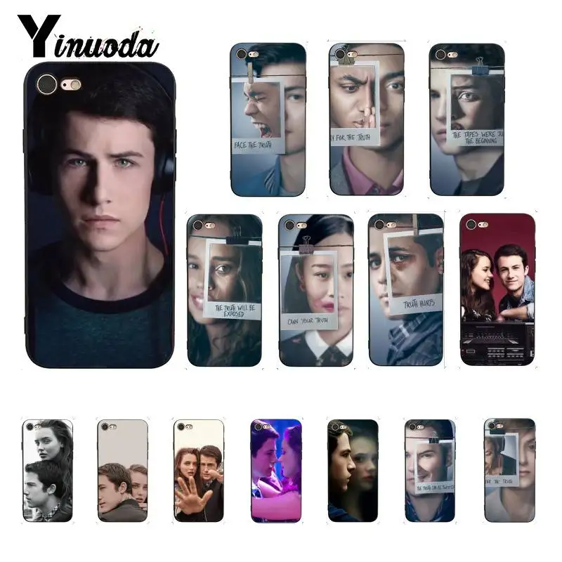 Yinuoda 13 причин почему чехол для телефона с рисунком netflix iPhone 8 7 6 6S 6Plus X XS MAX 5 5S SE XR 10 11