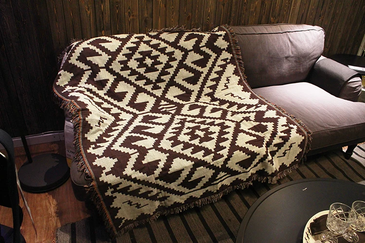 50 &quotх 60&quot Boho американских индейцев дизайн Гобелен сплетенный одеяло ковер