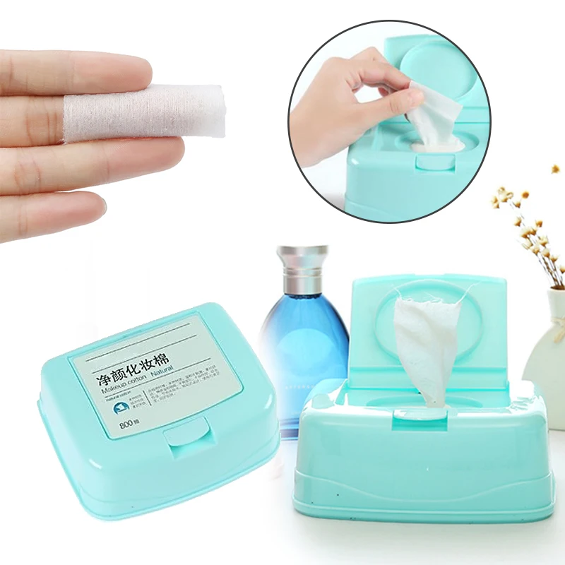 

800PCS /Box Cotton Pads Cosmetic Makeup Remover Cotton Facial Pads Makeup Remover Wipes Face Cleansing Wash Cotton Pad Skin Care