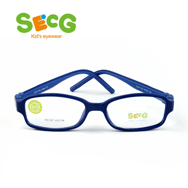 SECG TR90 Ультралегкая мягкая гибкая безопасная детская рамка Lunettes De Vue Enfan Рамка для