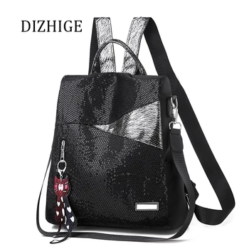 

New Multifunction Backpack Women Oxford Backpack Bling Schoolbags For Girls Anti Theft Female Bagpack Sac A Dos 2019 mochila