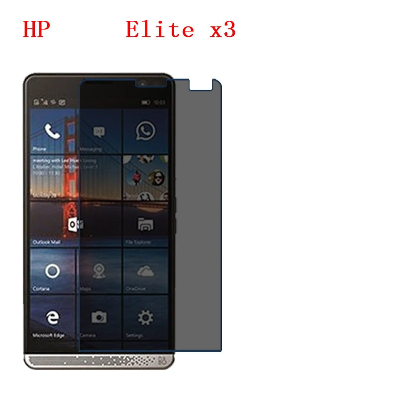 Для hp Elite x3 5,96 дюймовый ноутбук Экран Защитное стекло для сохранения личной информации конфиденциальности Анти-Blu-ray эффективной защиты