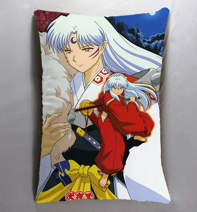 Аниме Манга Inuyasha 40*60 см Наволочка Чехол сиденье постельные принадлежности Подушка - Цвет: Фиолетовый