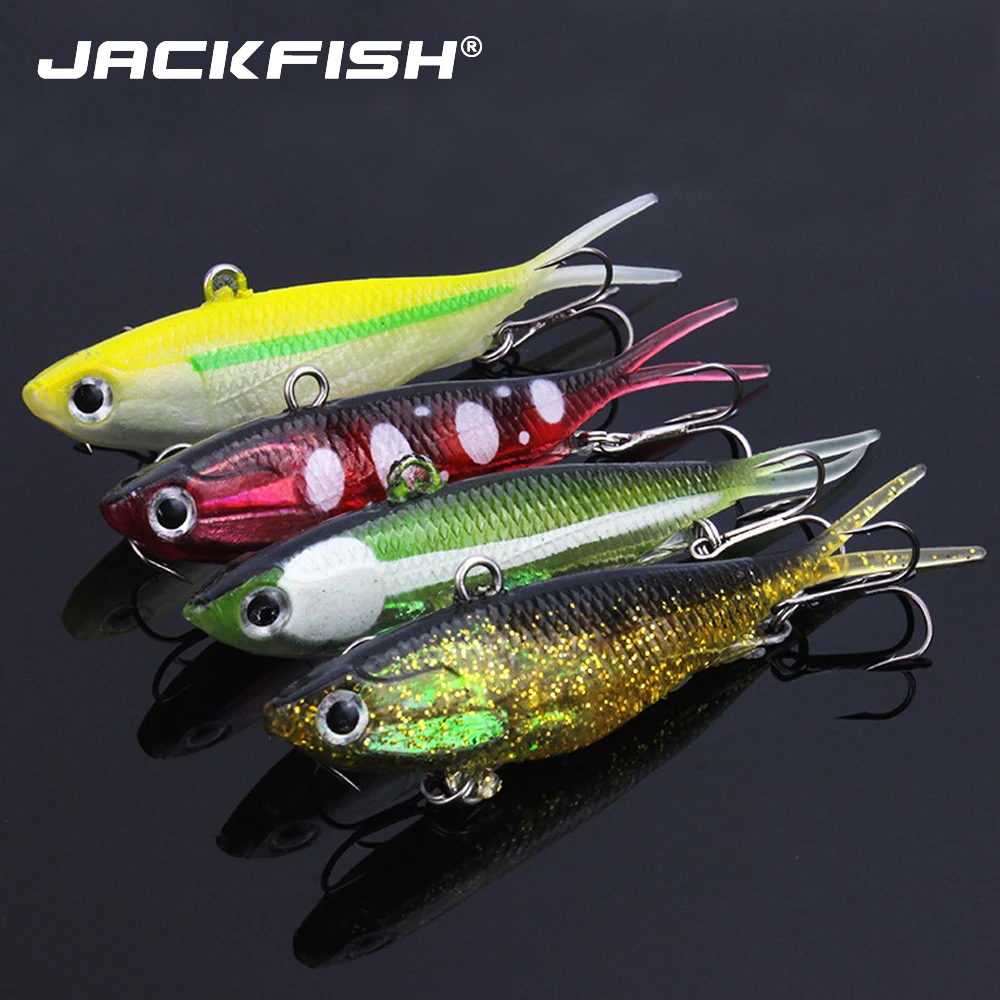 JACKFISH Soft Lures For Fishing Baits 9.5cm/20g Lure With Hook Carp Accessories Tackle Plastic