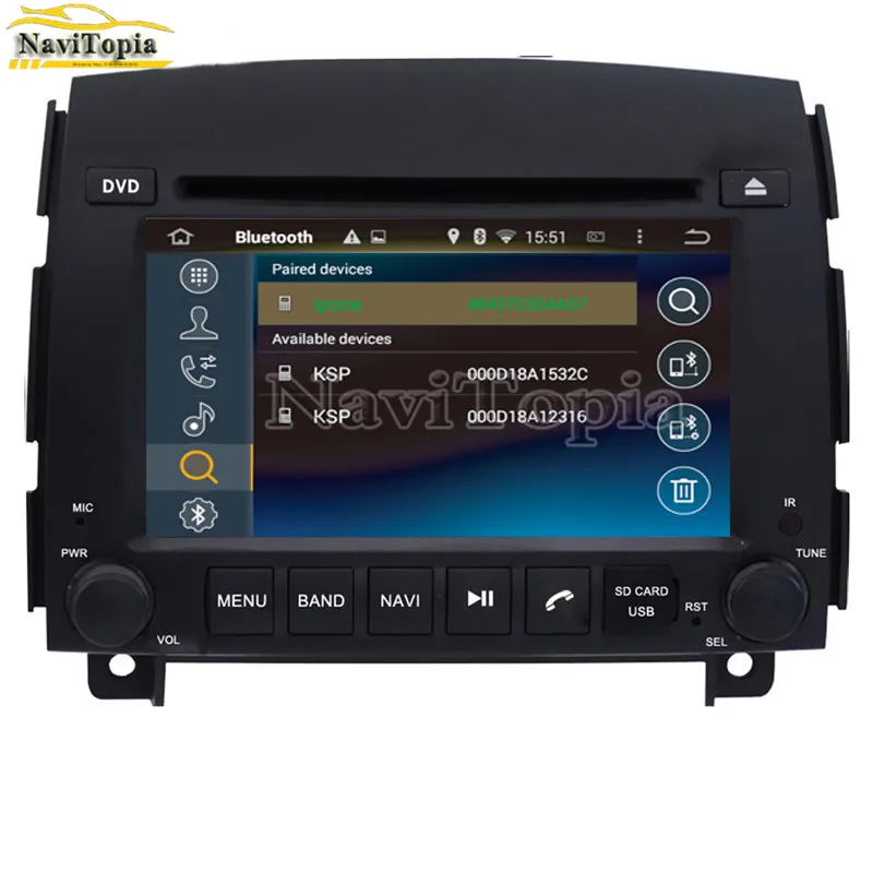 Cheap NAVITOPIA 4G RAM 64G ROM PX6 Six Core Android 9.0 Car DVD Player GPS Navigation for Hyundai Sonata NF Yu Xiang 2006 2007 2008- 11