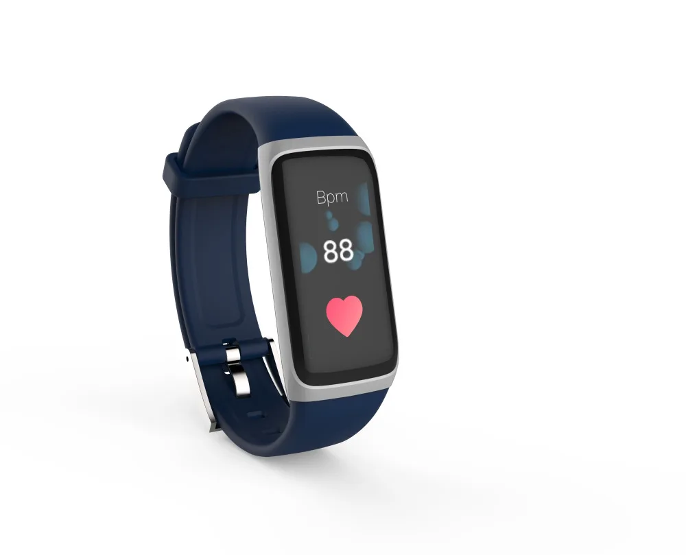 AMY Two-piece Young People Multi-Function Continuous Test Heart Rate Calorie Fashion Smart Watch Support Android and Apple
