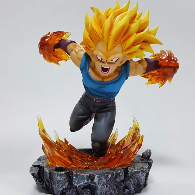 Dragon Ball Z Figura Resina Estúdio Vegeta Super Saiyan 3 Dragonball