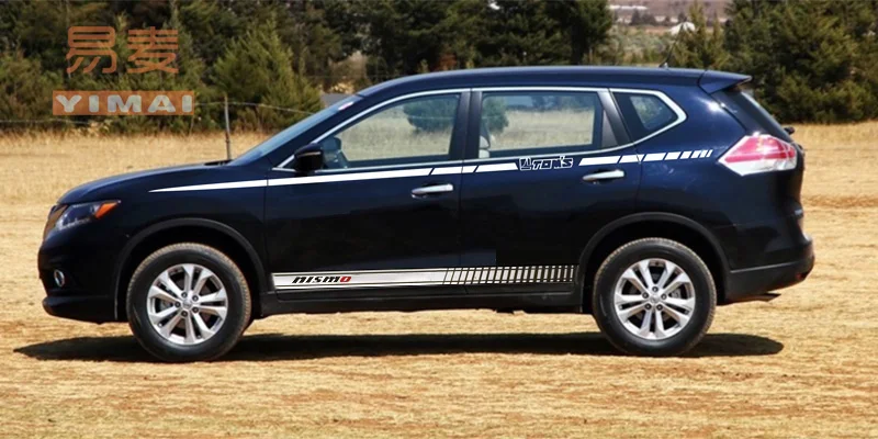 2 шт. KK материал nismo Автомобильные Боковые стикеры декоративные для тела Nissan Tiida
