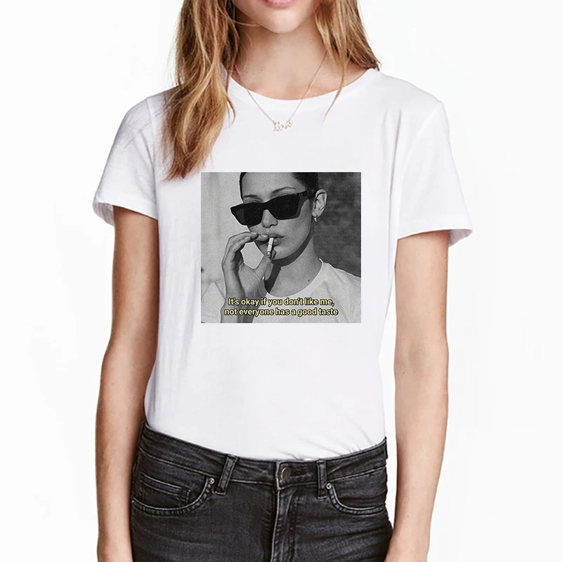 

Camiseta Mujer Harajuku T Shirt Women 2019 Clothes Korean Smoking Graphic Tees Ulzzang Tops Tee Shirt Femme Streetwear