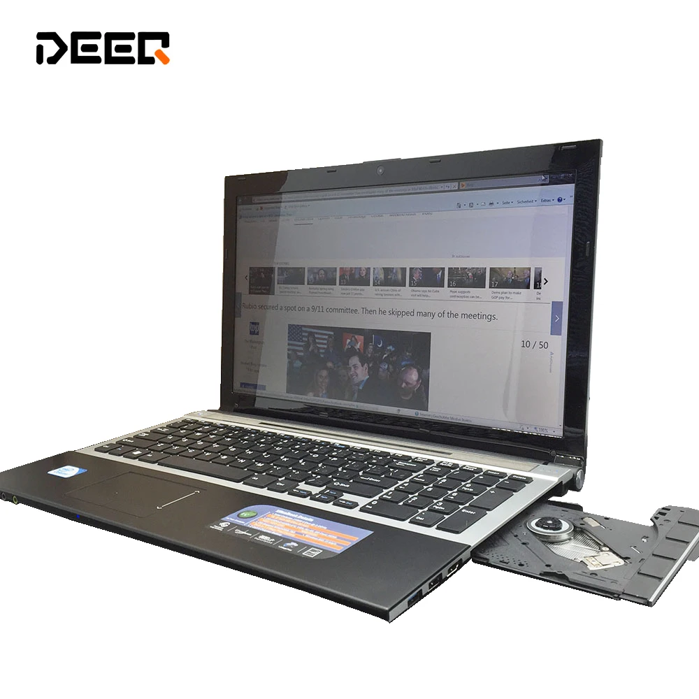 2017 Hot selling windows 10 system 15.6 inch laptop Intel
