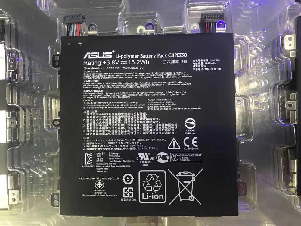 

New genuine Battery for ASUS MeMo Pad 8 (AST21) (ME581C) C11P1330 3.8V 15.2WH
