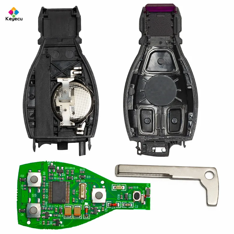 KEYECU Keyless Entry Smart Remote key With Infrared for Mercedes Benz 315Mhz/433Mhz 2000-2014 Support NEC&BGA