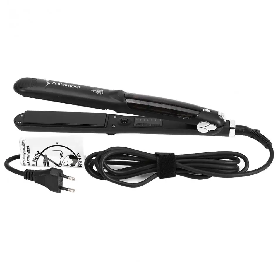 

Professional Steam Hair Straightener Flat Iron Electric Spray Straightening Iron Hair Care Styling Tool EU Plug