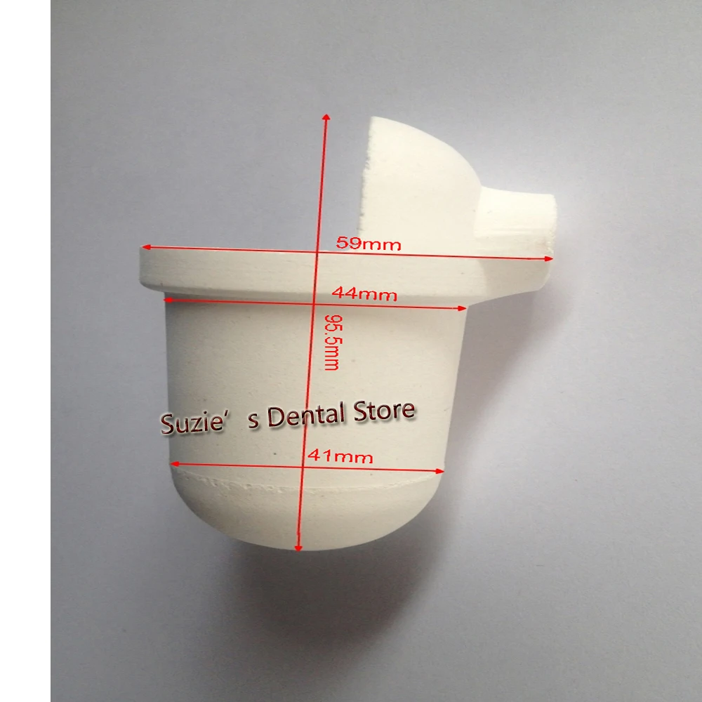 2 шт. Стоматологическая лаборатория легкоплавкий Металл вертикальный центробежный литье кварцевые тигель зуботехнические материалы
