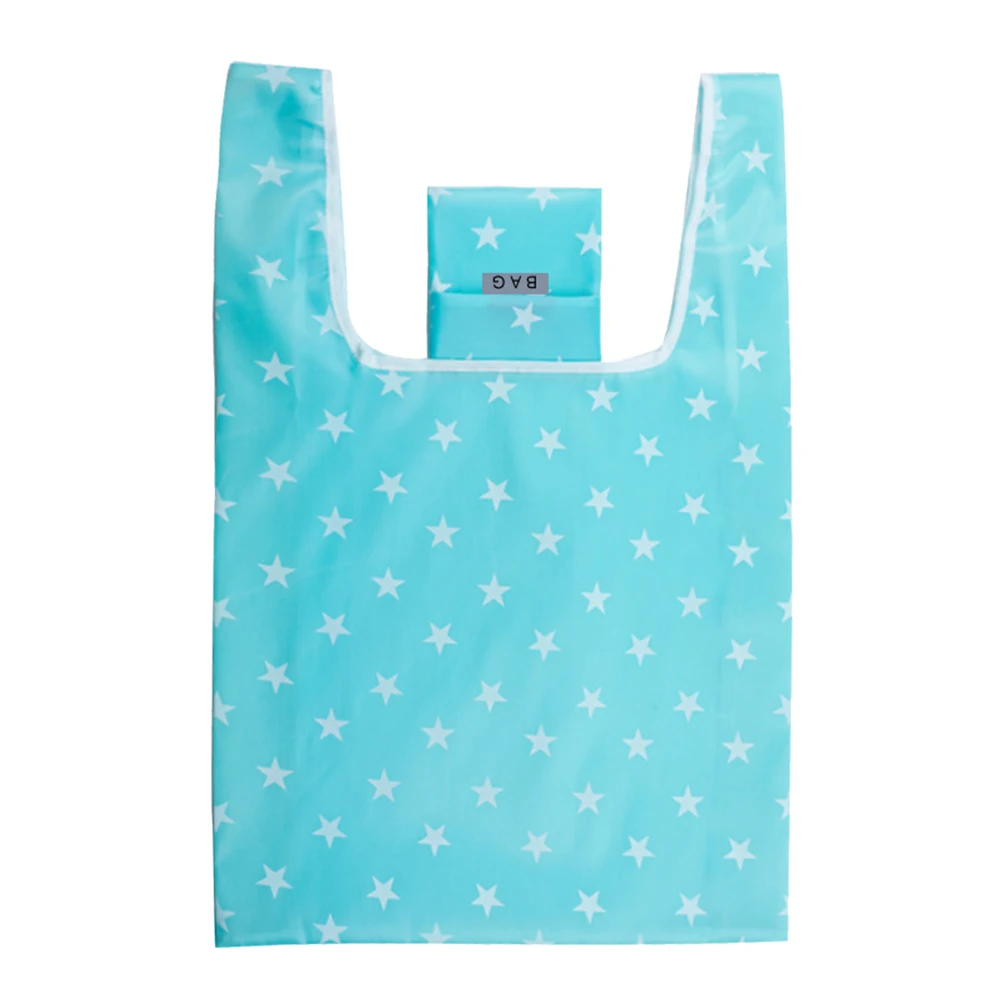 Складная многоразовая сумка для покупок, переносная Экологичная сумка, моющаяся сумка для хранения в прилагаемом мешочке, прочные сумки для продуктов
