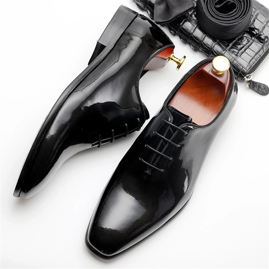 Robe De Cuir Hombre Lace Bureau Zapatos Mariage Hommes Up Formelle Pour Homme En Chaussures Black Dressing Oxford D'affaires wAa8tIq