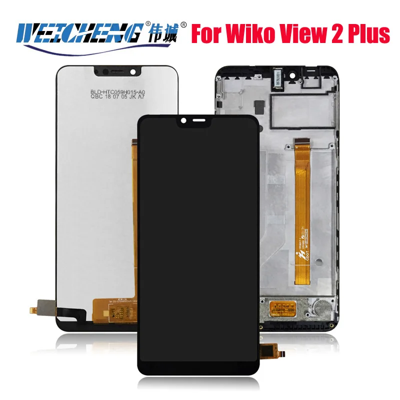 

5.93 Inch For Wiko View 2 Plus LCD Display With Touch Sensor Digitizer Assembly Frame With Tools 720*1512