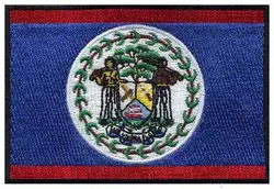 3 "Belize пришить вышивка флаг гладить на патч знак/Тактические Патчи