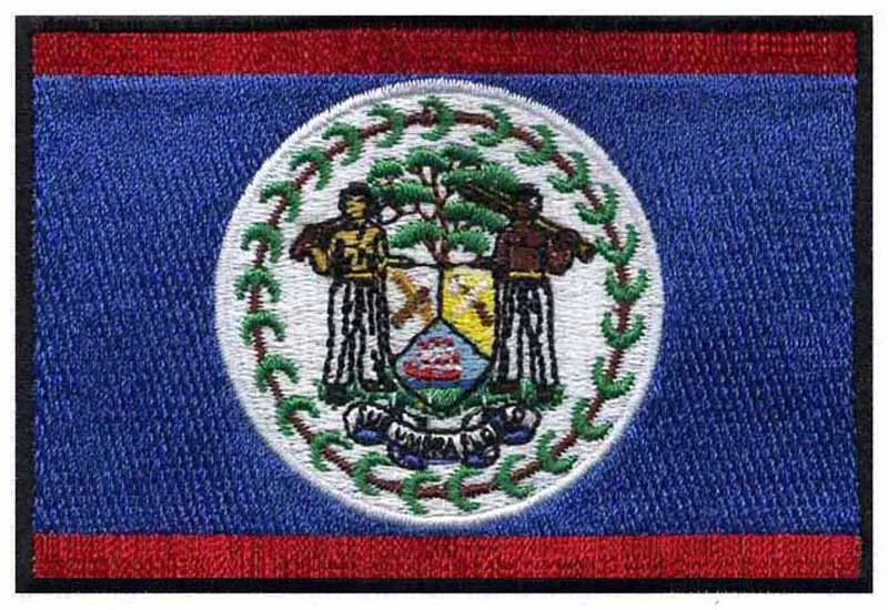 

3" Belize sew on embroidery flag iron-on patch badge/tactical patches