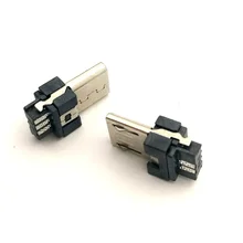 20 шт Micro USB 5 pin штекер коннектор тип сварки для хвоста зарядки мобильного телефона
