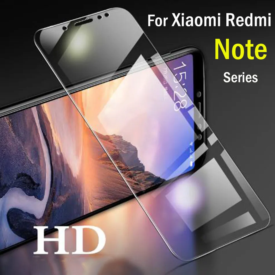 

For xiaomi redmi note 5 tempered glass 4 4x 5a 6 7 pro screen protector ksiomi note4x protective film on readmi glas x4 a5 tremp