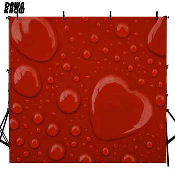 

DAWNKNOW Hear Water Drop Vinyl Photography Background For Baby New Fabric Polyester Backdrop For Wedding Photo Studio F506