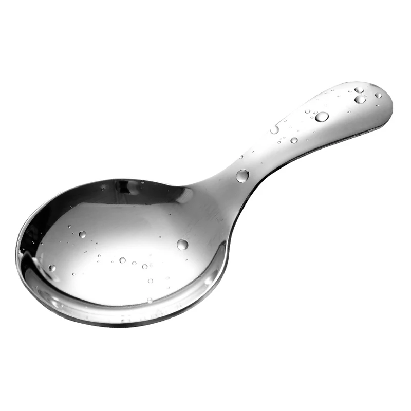 2pcs Stainless Steel Kitchen Spice Condiment Spoons Short Handle Sugar Sault Tea Coffee Scoop Cute Kids Spoon Ice Cream Spoon (6)