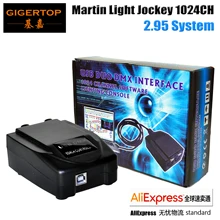 AliExpress светильник Martin Jockey USB 2,95 DMX интерфейс 1024 канальный программный светильник ing консоль USB-DMX ПК 3D светильник ing Effect Live
