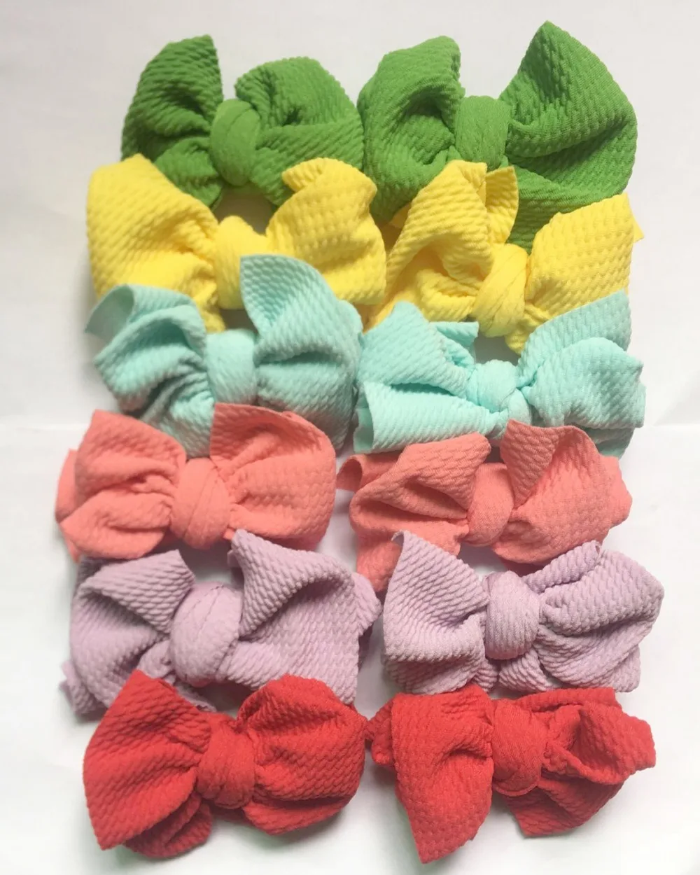 

36pc/lot Fashion 4.5" Cotton Fabric Bow Headbands Girls Hair Bow with Skinny Nylon Headband,School Girl Knotbow Nylon Headbands