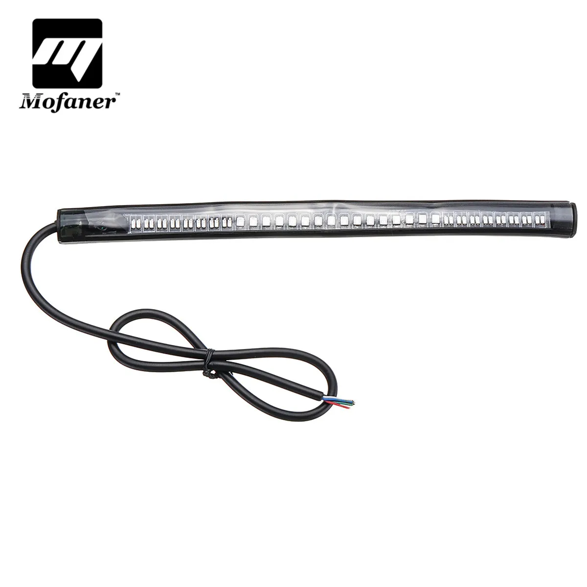 

Mofaner Bendable 48LED Motorcycle Tail Light Brake Stop Lamp Indicator Turn Signal Light Strip For Harley For Honda For Kawasaki