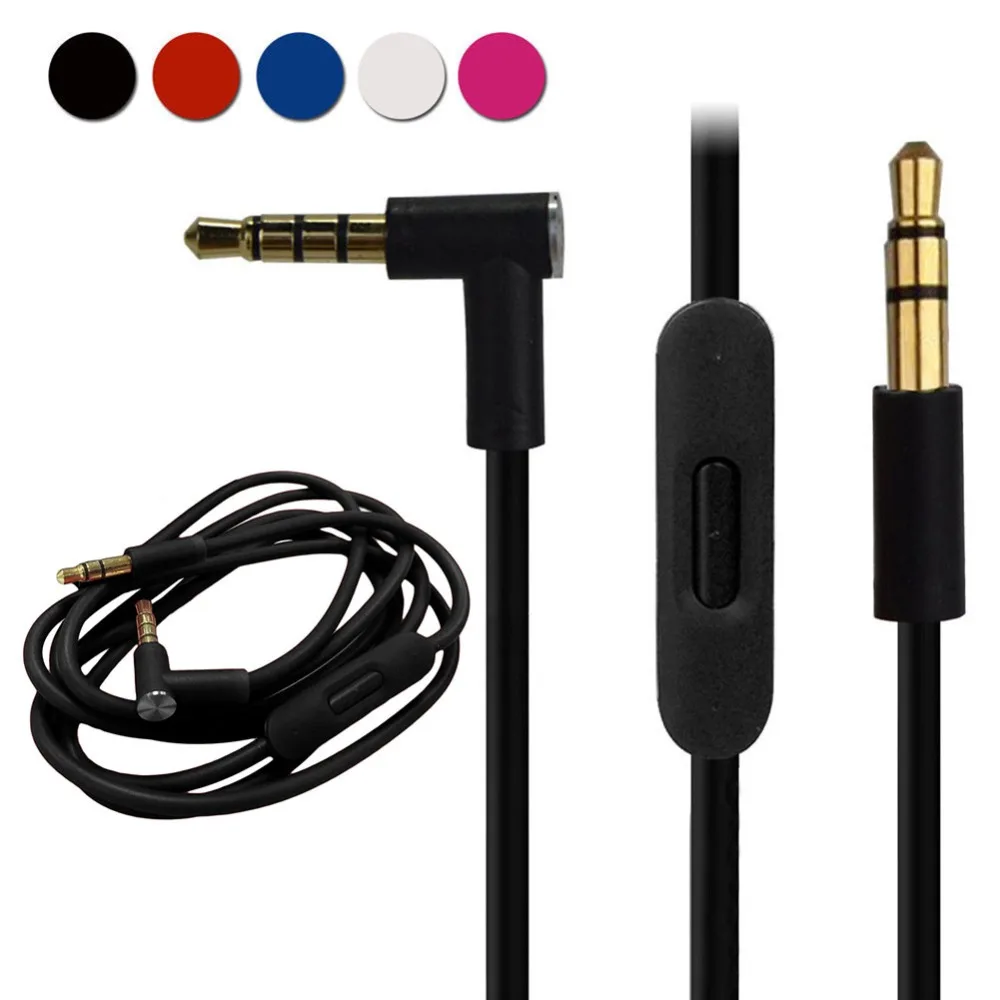 Cable de Audio de repuesto de 3,5 Mm con micrófono para Beats de Dr Dre