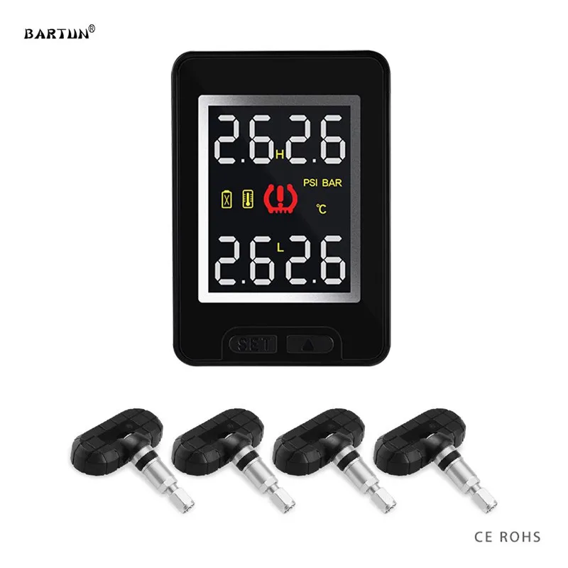 

U912 NF+ Car Tire Pressure Monitor Wireless TPMS Built-in Tyre Detection System LCD Monitor Real-time Check Vehicle Status
