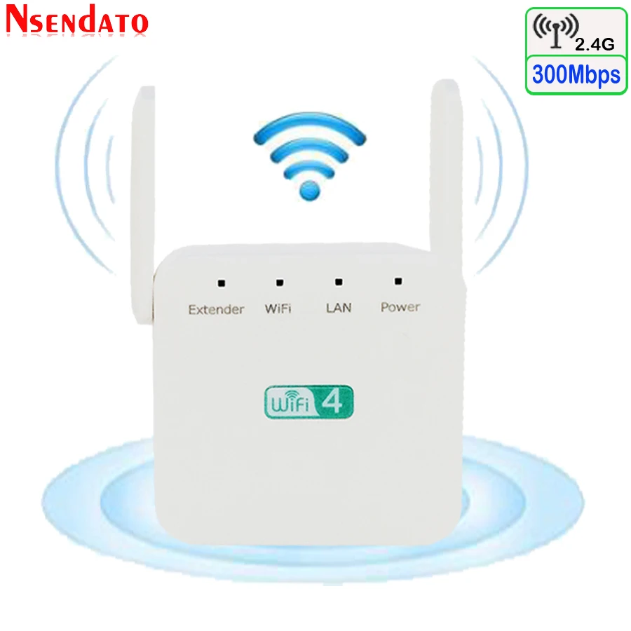 

WiFi Amplifier 300Mbps Amplificador Wi-Fi Repeater Wifi Signal Cover Extender Repeater 2.4G Wireless Router With 2 Antennas