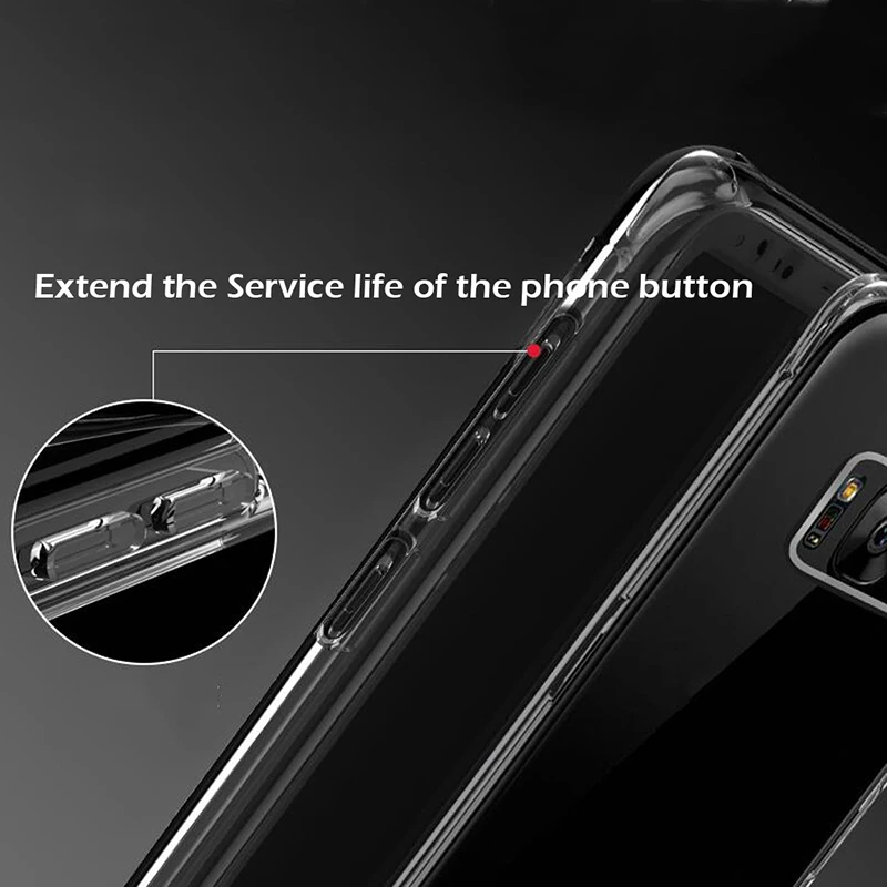 Suntaiho Shockproof Silicon Cover S8 Case for Samsung note 9 s9 plus s7 edge A8 plus Transparent Cases for Samsung S8 Plus note8 Suntaiho Shockproof Silicon Cover S8 Case for Samsung note 9 s9 plus s7 edge A8 plus Transparent Cases for Samsung S8 Plus note8