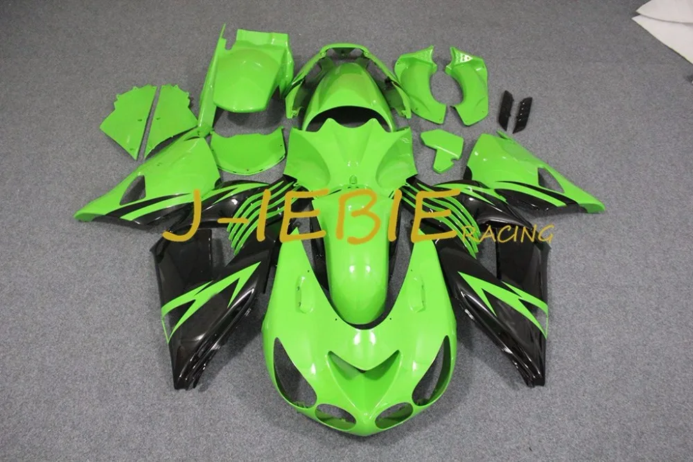 

Green black Injection Fairing Body Work Frame Kit for Kawasaki NINJA ZX14R ZX14 ZX 14 R 2006 2007 2008 2009 2010 2011