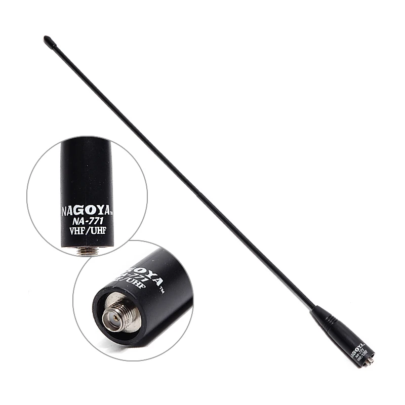 2шт Nagoya NA 771 SMA Female Двухдиапазонная VHF/UHF 144/430MHz Антенна NA771 для Baofeng TYT Wonxun Walkie Talkie