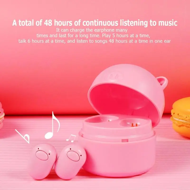 

TWS Wireless Bluetooth Earphone Waterproof Sport Earphone Noise Reduction Lossless Sound Quality With Portable Charging Stand